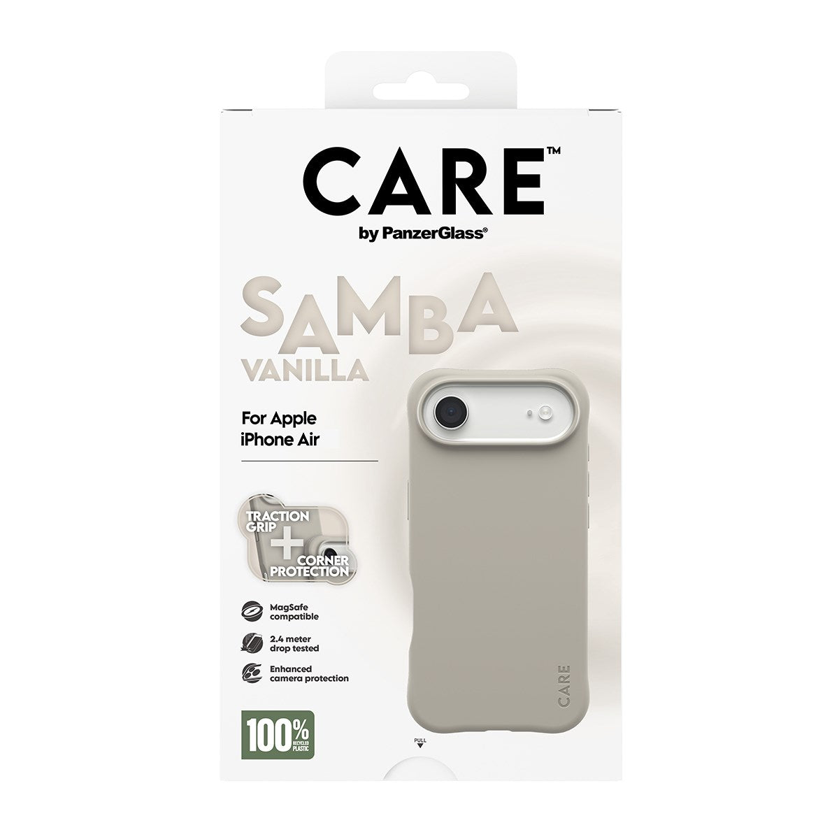 CARE by PanzerGlass® Samba Case Vanilla w. MagSafe iPhone Air